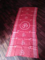 om printed scarf