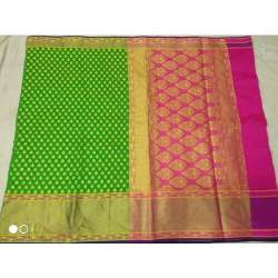 Women Mix Colors Banarasi Silk Sarees