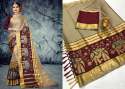 designer heavy silk saree thumb 4