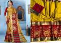 designer heavy silk saree thumb 5