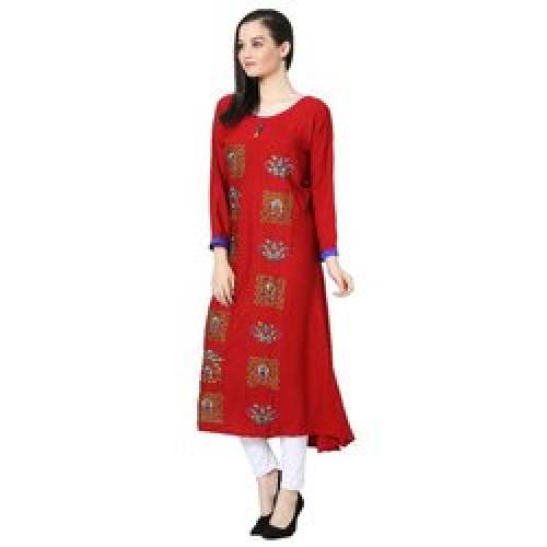 Beautiful Full Sleeve Cotton Print Kurtis