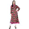 Girls Collar Neck Printed Kurtis thumb 2