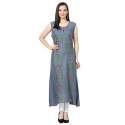 Sleeveless Semi Stitched Cotton Kurtis
