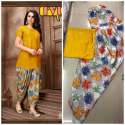 Fancy Rayon Kurtis With Printed Dhoti thumb 2