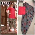 Fancy Rayon Kurtis With Printed Dhoti thumb 3