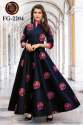 Party Wear Heavy Taffeta Satin Kurtis thumb 3