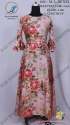 Heavy Crepe Flore Length Party Wear Kurtis thumb 3