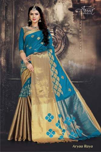 Party Wear Pure Silk Cotton Sarees