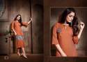 Premium Two Tone Premium Slub Rayon Kurtis
