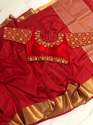 Rich Pallu Nylon Silk Sarees thumb 12