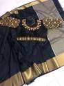 Rich Pallu Nylon Silk Sarees thumb 13