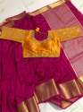 Rich Pallu Nylon Silk Sarees thumb 14