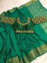 Rich Pallu Nylon Silk Sarees thumb 3