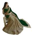 Wedding Wear Half And Half Georgette Sarees thumb 1