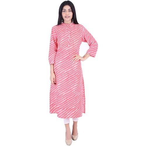 Regular Wear Handloom Cotton Printed Kurtis by Vaachi Creations