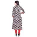 Women Printed Casual Kurtis thumb 1