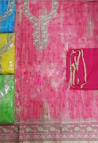 Fancy Embroidered Dress Material