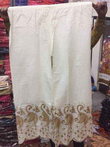 border work palazzo pant