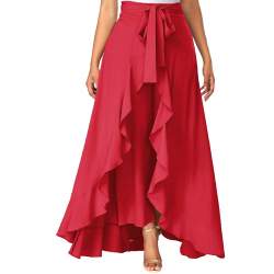 ruffle palazzo pant