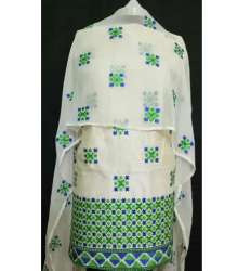 Green Designer Phulkari Suits