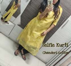 CHANDERI KURTI by Stylista Corner