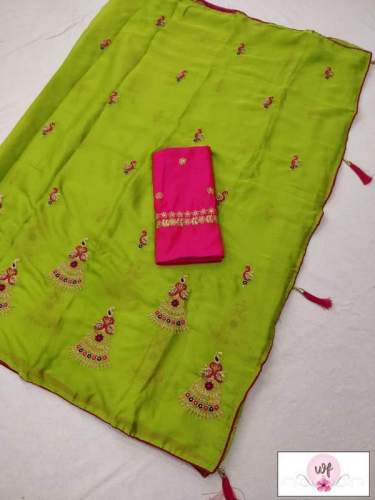 Elegant Designer Chiffon Sarees