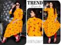 Fabulous Party Wear Printed Rayon Kurtis thumb 1