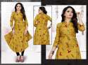 Fabulous Party Wear Printed Rayon Kurtis thumb 4