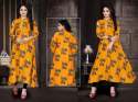 Fabulous Party Wear Printed Rayon Kurtis thumb 5