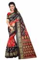 Fancy Bandhani Print Cotton Polyester Sarees thumb 4