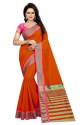Festival Wear Cotton Polyester Sarees thumb 2