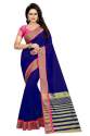 Festival Wear Cotton Polyester Sarees thumb 3