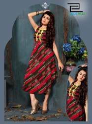 Rayon Flared Kurtis 