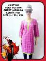 Formal Wear Printed Cotton Kurtis thumb 7