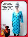 Formal Wear Printed Cotton Kurtis thumb 9