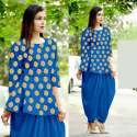 Party Wear Top With Dhoti thumb 1