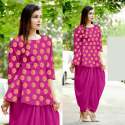 Party Wear Top With Dhoti thumb 2