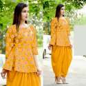 Party Wear Top With Dhoti thumb 3