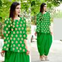 Party Wear Top With Dhoti thumb 5