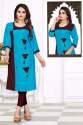 Stylish Girls Rayon Kurtis thumb 4