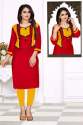 Stylish Girls Rayon Kurtis thumb 8