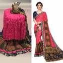 Women Fancy Georgette Printed Sarees thumb 6