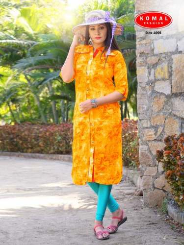 Women Fancy Rayon Printed Kurtis