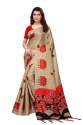 Beautiful Khadi With Jhalar Sarees thumb 3