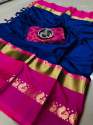 Designer Festival Pure Soft Silk Cotton Sarees thumb 1