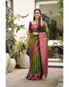 FRIENDSHIP Pure Soft lichi banarasi Katan Saree thumb 3