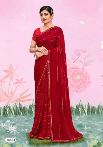Ivory Printed Jacquard GALAXY Saree