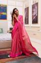 Naisha Silk Party Wear Linen Sarees thumb 15