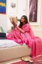 Naisha Silk Party Wear Linen Sarees thumb 7