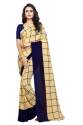 Red And Yellow Georgette Printed Sarees thumb 4